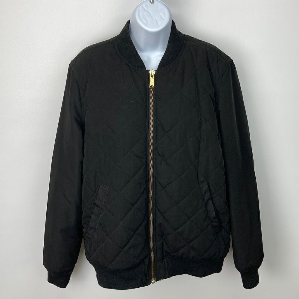 ASOS Zip Up Jacket Quilted Pattern Womens Size Medium